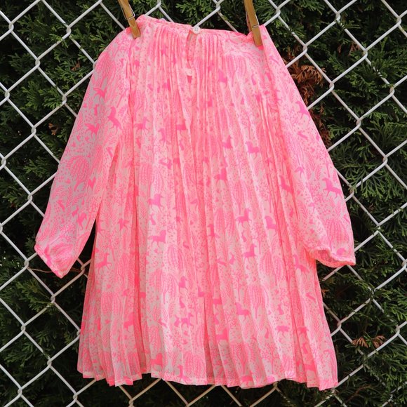 🌏 Gap | Sarah Jessica Parker Pleated Dress 2T - Picture 7 of 10